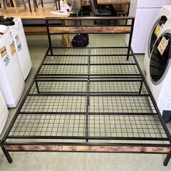 【リサイクルショップ ピカソ 小松原】🛏️✨極厚22cm‼ふかふか快眠✨ニトリ NスリープC1-02VB＋おしゃれスチールベッドフレーム【ダブルサイズ】★5992★の画像