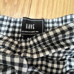 ミニパンツ チェック Sの画像