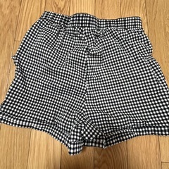 ミニパンツ チェック Sの画像