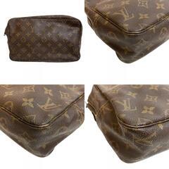 ルイヴィトン LOUIS VUITTON ポーチ モノグラム トゥルーストワレット28 ブラウンの画像