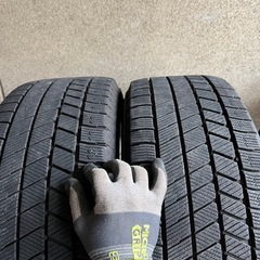 バリ溝 ブリヂストン VRX3 スタッドレス 215/55R16 ホイル付き4本セットの画像