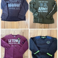 子供服130㎝　冬用、ズボン、Tシャツの画像