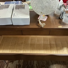 木製チェスト🍀整理タンス4段衣類収納シンプル和風インテリア家具幅118.6cm奥行き45.1cm高さ87.1cm傷•剥がれあり💦茶色ブラウンの画像