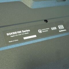 バッファロー Bluetoothキーボード BSKBB100 BUFFALO/パソコン用ワイヤレスキーボードの画像