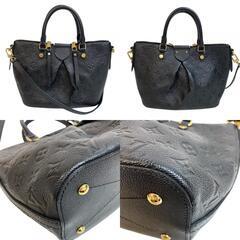 ルイヴィトン LOUIS VUITTON トートバッグ モノグラムアンプラント マザリーヌPM 2WAY ショルダーバッグ M50639 ブラックの画像