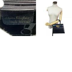 サルヴァトーレフェラガモ Salvatore Ferragamo ハンドバッグ ガンチーニ ブラックの画像