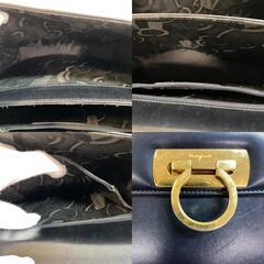 サルヴァトーレフェラガモ Salvatore Ferragamo ハンドバッグ ガンチーニ ブラックの画像