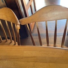 飛騨産業　キツツキ　ダイニングテーブルセット　椅子４脚の画像