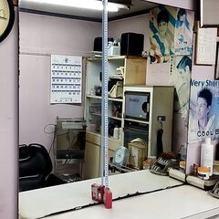 理容 鏡 ２枚の画像