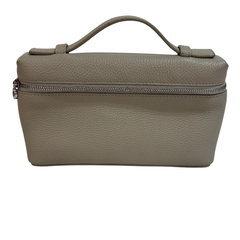 ロロピアーナ Loro Piana ショルダーバッグ エクストラ ポケット ポーチL19 ポーチ ハンドバッグ グレージュの画像