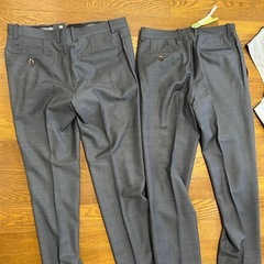 エルメネジルドゼニア 3ピーススーツ 日本製 スリムフィット グレー 2パンツの画像