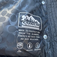 coach ダウンジャケット　フィルパワー750 コーチ　レディース　 Lの画像