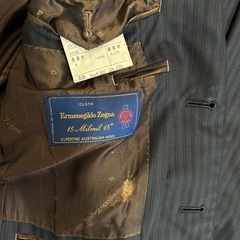 Ermenegildo Zegna 3ピース スーツ 2パンツ　ネイビー ウールの画像