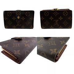 ルイヴィトン LOUIS VUITTON 二つ折り財布 モノグラム ポルトモネ ビエ ヴィエノワ M61663 ブラウンの画像