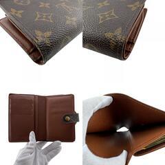 ルイヴィトン LOUIS VUITTON 二つ折り財布 モノグラム ポルトモネ ビエ ヴィエノワ M61663 ブラウンの画像