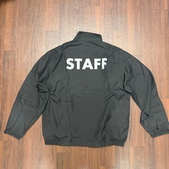 STAFFロゴ入り ブラック ジャケット XLサイズの画像