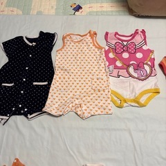 サイズ80 ロンパース　ディズニーあり　7着セットの画像