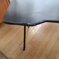 ★ジモティ割あり★ ブラック PCデスク ブラック H76×D60×W80 クリーニング済み TK7323の画像