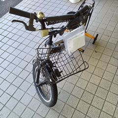 リユースのサカイ栃木店★ジモティ割あり★ X-TRAIL 子供用自転車 補助輪付き 16インチ ブラック×オレンジ×シルバー クリーニング済み TC11626の画像