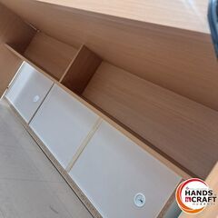 ✨【引取限定】中古　オフィスデスク　勉強机　シンプル木製　コンセント付き✨うるま市田場✨の画像