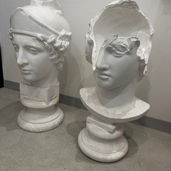 石膏像　マルス　2体の画像