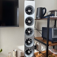 縦型扇風機　オシャレの画像