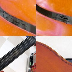 札幌市清田区 SUZUKI スズキ NO.72 チェロ 4/4 Anno1991 弦楽器の画像