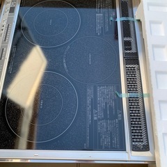 三菱ビルトインIHコンロ　開封のみ未使用品の画像