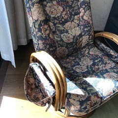 籐の椅子の画像