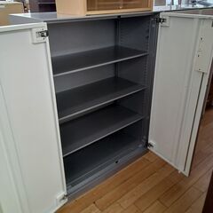 ★ジモティ割あり★  ロッカーダンス ホワイト H122×D45×W90 クリーニング済み TK7324の画像