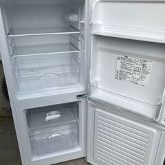  ニトリ ノンフロン 冷蔵庫 N グラシア 2ドア 106L NTR-106WH nitori 2022年製の画像