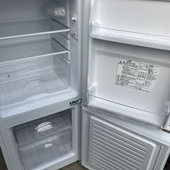  ニトリ ノンフロン 冷蔵庫 N グラシア 2ドア 106L NTR-106WH nitori 2022年製の画像