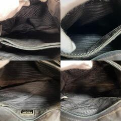 プラダ PRADA トートバッグ 三角ロゴプレート ブラックの画像