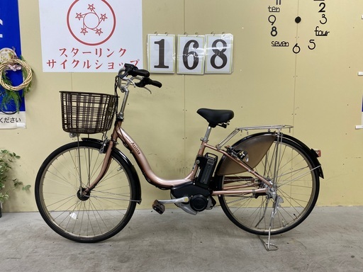 168丁寧に整備済　新基準良品　ヤマハ　電動アシスト自転車26インチ　人気色中古車