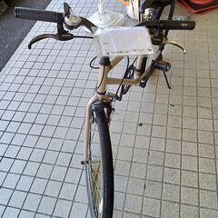 リユースのサカイ栃木店★ジモティ割あり★  ギア付き自転車 26インチ ピンクベージュ クリーニング済み TC11627の画像