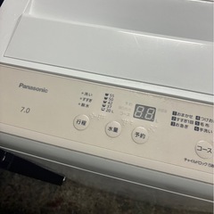 2024年製！　Panasonic7キロ洗濯機 の画像