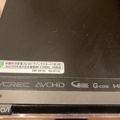 ジャンク品　Panasonic DMR-BW700の画像