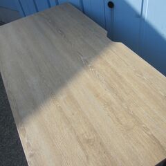 ワークデスク　木目チーク　1200ｘ600ｘ700　の画像