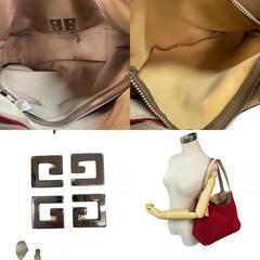 ジバンシィ GIVENCHY トートバッグ リバーシブル ショルダーバッグ ポーチ付き レッドの画像