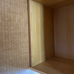 木目調カラーボックスの画像