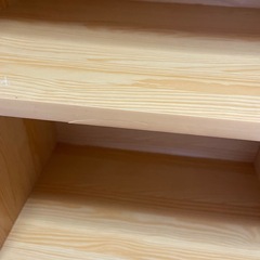 木目調カラーボックスの画像