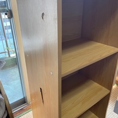 木目調カラーボックスの画像