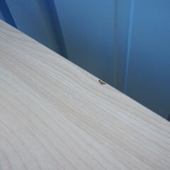 会議テーブル　T字脚　1400ｘ800ｘ700　木目チークの画像