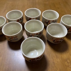 九谷焼　湯呑み9客セット【取りに来て下さる方】の画像