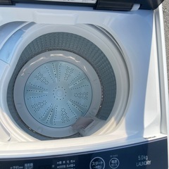 2021年製　アクア洗濯機　5.0キロの画像
