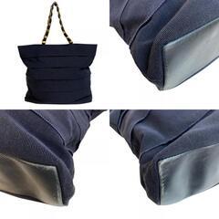 サルヴァトーレフェラガモ Salvatore Ferragamo トートバッグ ヴァラリボン チェーン ネイビーの画像