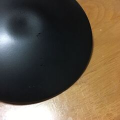 【引き取り限定。置き配。越前市】お茶うけ皿　黒の画像