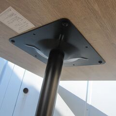 角テーブル　750ｘ750ｘ720　木目チークの画像