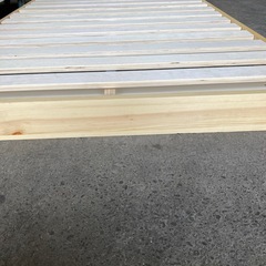 シングル　すのこベッドフレームの画像