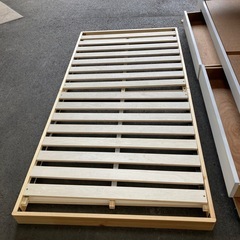 シングル　すのこベッドフレームの画像